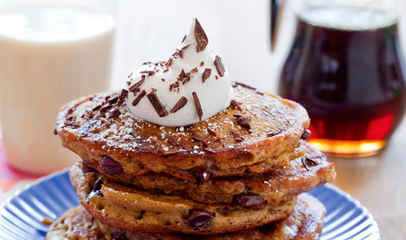 Chloe Coscarelli's Fluffy Vegan Tiramisu Pancakes With Coconut Whip